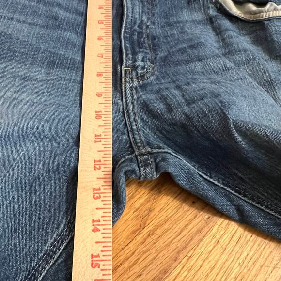 Ariat Jeans Mens 38 X32 Low Rise Boot Cotton Whisker Blue Denim Western - Picture 9 of 11